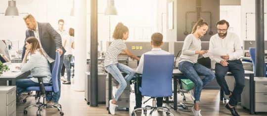 Aménagement de bureaux d'entreprise