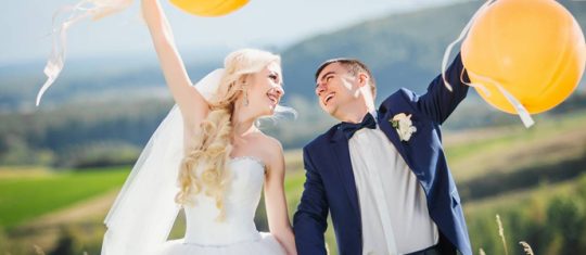 Couple marié heureux