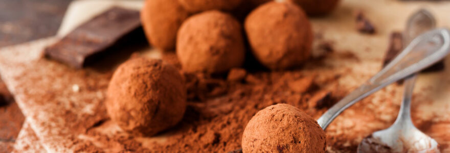 truffes au chocolat